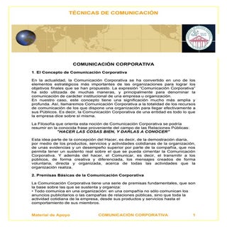 Apunte Comunicación Corporativa