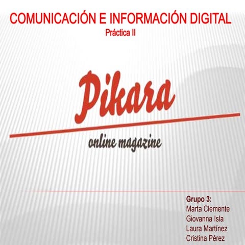 Análisis de un cibermedio: Pikara Magazine