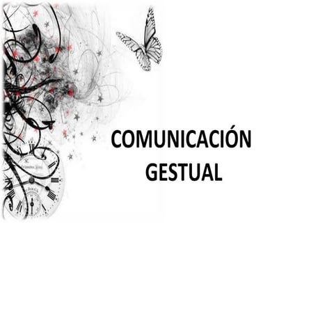 Comunicación gestual