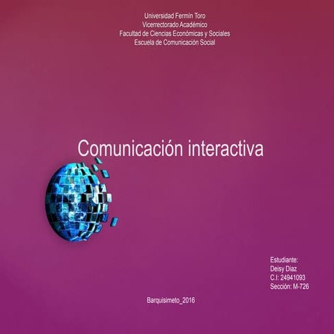 Comunicación interactiva 