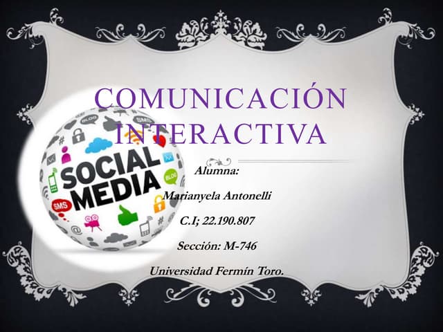 Comunicación interactiva diapositivas.