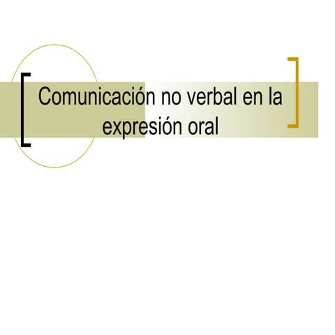 Comunicación no verbal