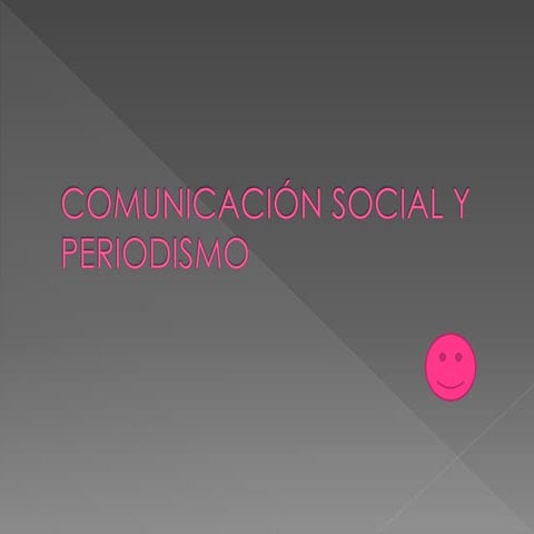 Comunicación social y periodismo vivi
