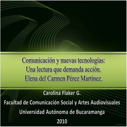 Comunicación y nuevas tecnologías