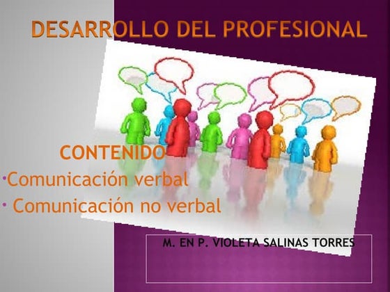 COMUNICACIÓN VERBAL Y NO VERBAL | PPT