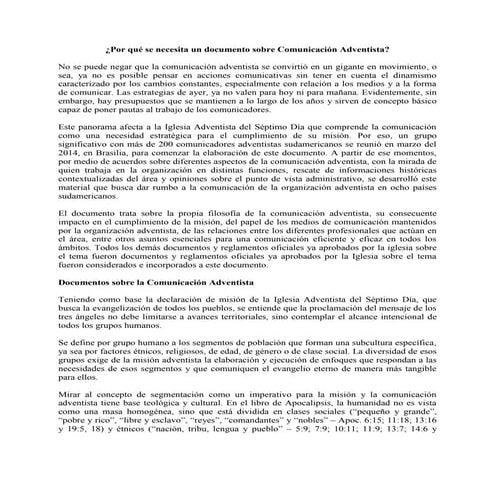 Manual de Comunicacion IASD - DSA