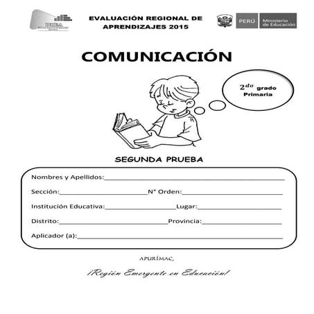 Comunicacion 2o GRADO II prueba.