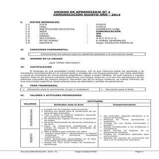 Comunicacion 5°año unidad_1_2014_co...
