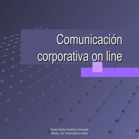  Comunicacion corporativa medios on line
