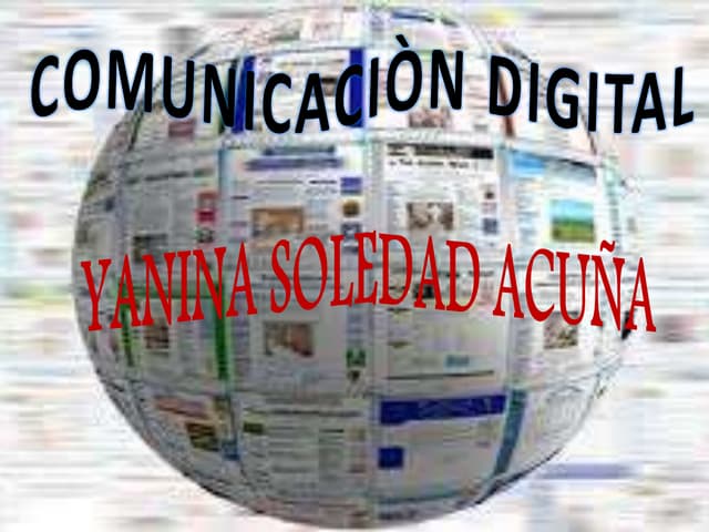 Comunicacion digital  acuña yanina