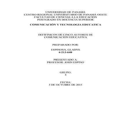 Comunicacion educativa concepto