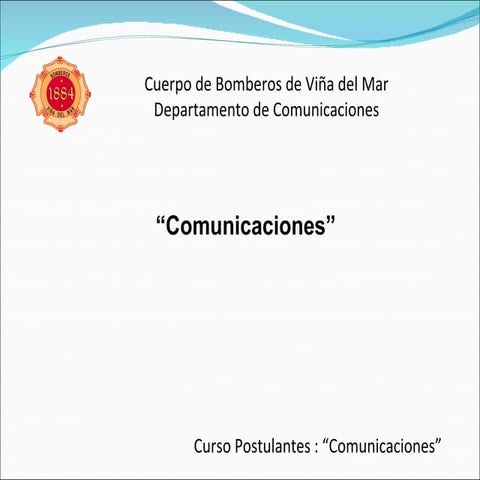 Comunicaciones departamento PPT