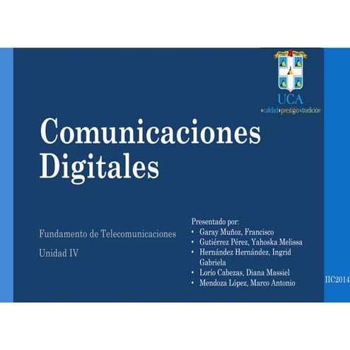 Comunicaciones digitales Nic
