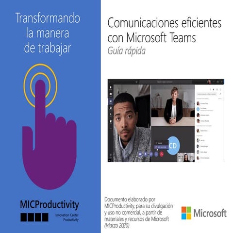 Comunicaciones eficientes con Microsoft Teams   - MICProductivity