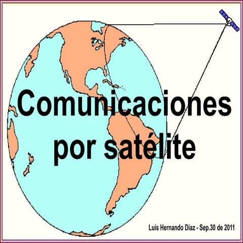 Comunicaciones por satelite