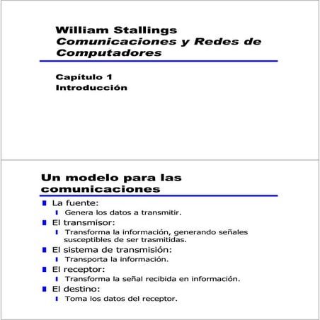 Comunicaciones y redes de computadores  william stalling