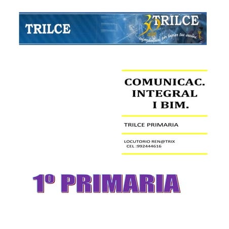 Comunicacion i.  i bim