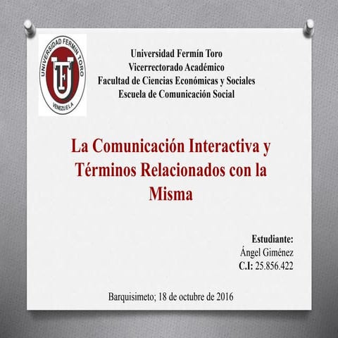 Comunicacion interactiva 