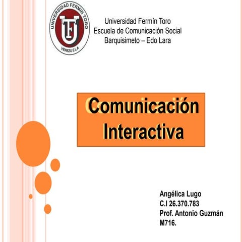 Comunicacion Interactiva UFT