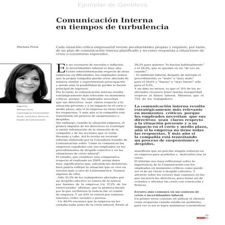 Comunicacion interna en tiempos de turbulencia, por mariana porta, consultora...