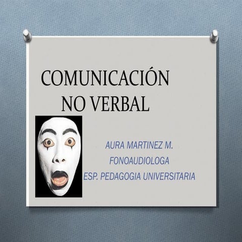 Comunicacion no Verbal