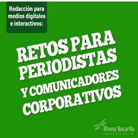 Comunicacion para el periodita