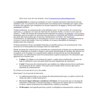 Comunicacion plan de clase