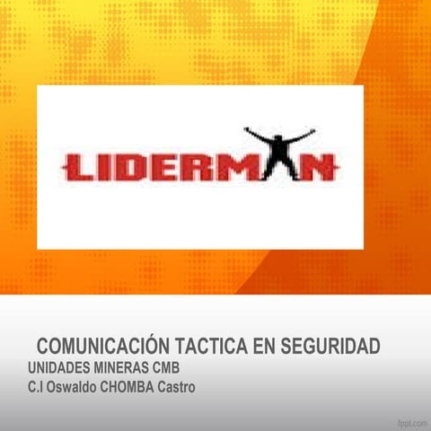 Comunicacion tactica en seguridad