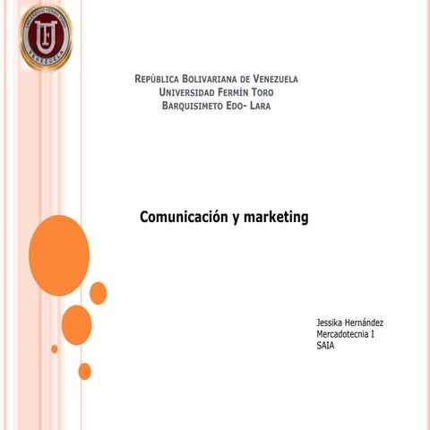 Comunicacion y marketing