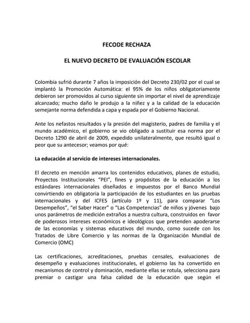Comunicado%20 Rechazo%201290%20 De%2009%20 Evaluaci%C3%93 N%20 Escolar[1]