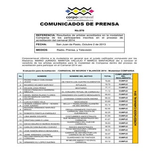 Comunicado de prensa 070 veredicto ...