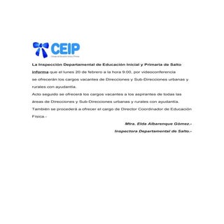 Comunicado elecciones