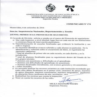 Comunicado nº 174 protocolo de segu...