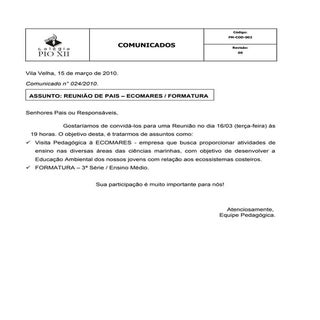 Comunicado 24 reunião de pais ecoma...