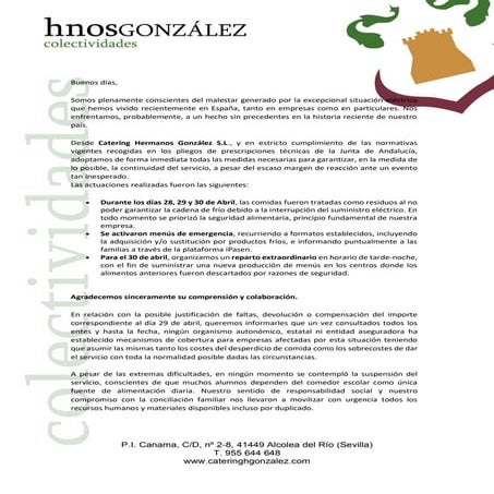 COMUNICADO Situacion Incidencia Electrica.pdf
