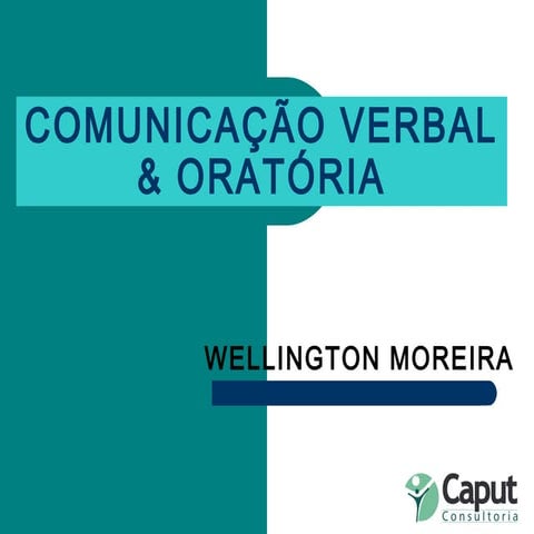 Comunicação Verbal e Oratória