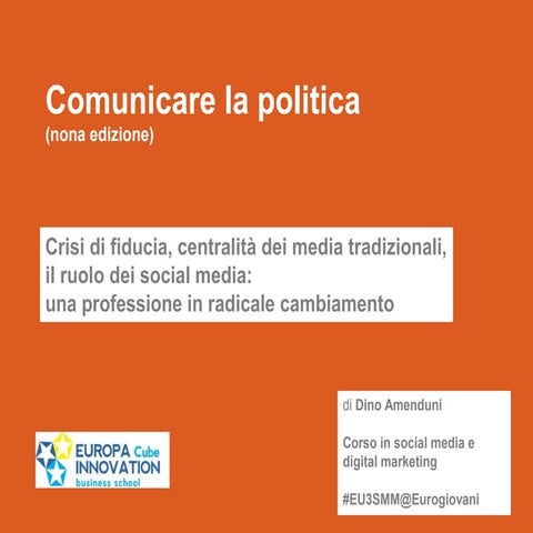 Comunicare la politica -  nona edizione