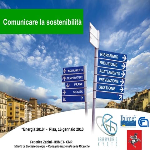 Comunicare la sostenibilità