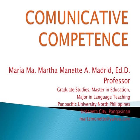 Comunicative competence