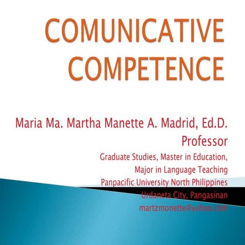 Comunicative competence