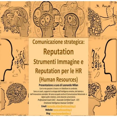 Comunicazione relazionale. Reputation e comunicazione interna