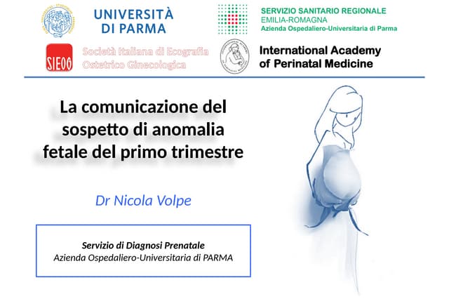 Effective Communication of First Trimester Fetal Anomaly Suspicions in ...