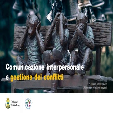 Comunicazione interpersonale e gestione del conflitto
