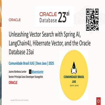 Unleashing Vector Search with Spring AI, LangChain4J, Hibernate Vector ...