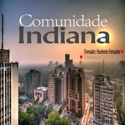 Comunidade indiana | PPTX