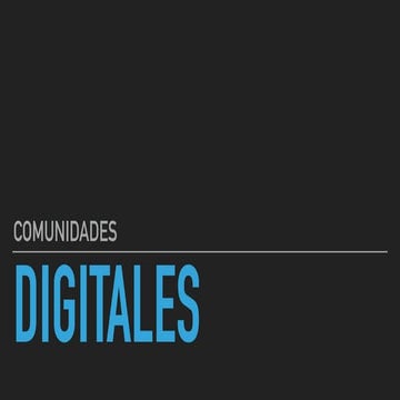 Comunidades 