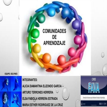 Comunidades de aprendizaje | PPTX