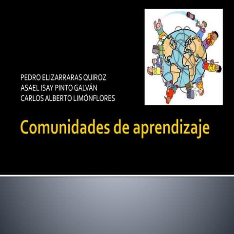una comunidad virtual de aprendizaje | PPTX