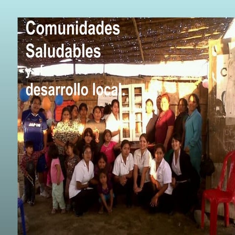 Comunidades saludables 