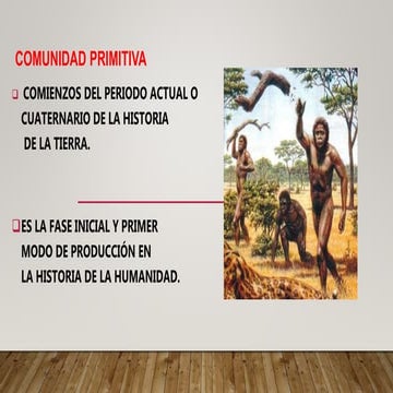 Comunidad primitiva | PDF